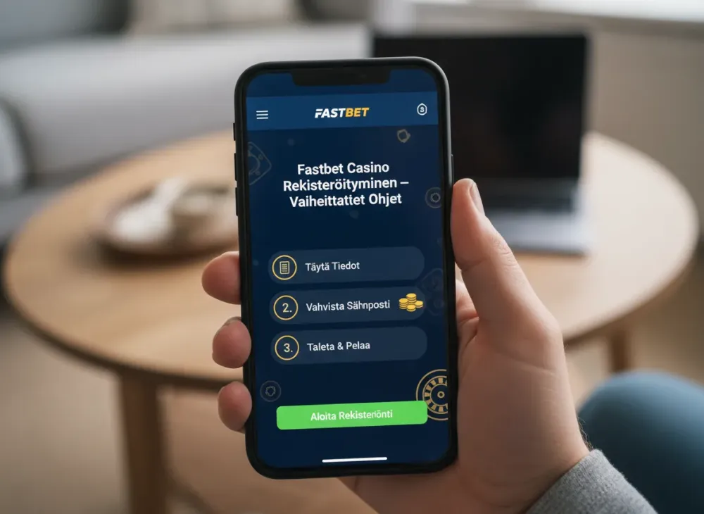 Fastbet casino rekisteröityminen vaiheittaiset ohjeet