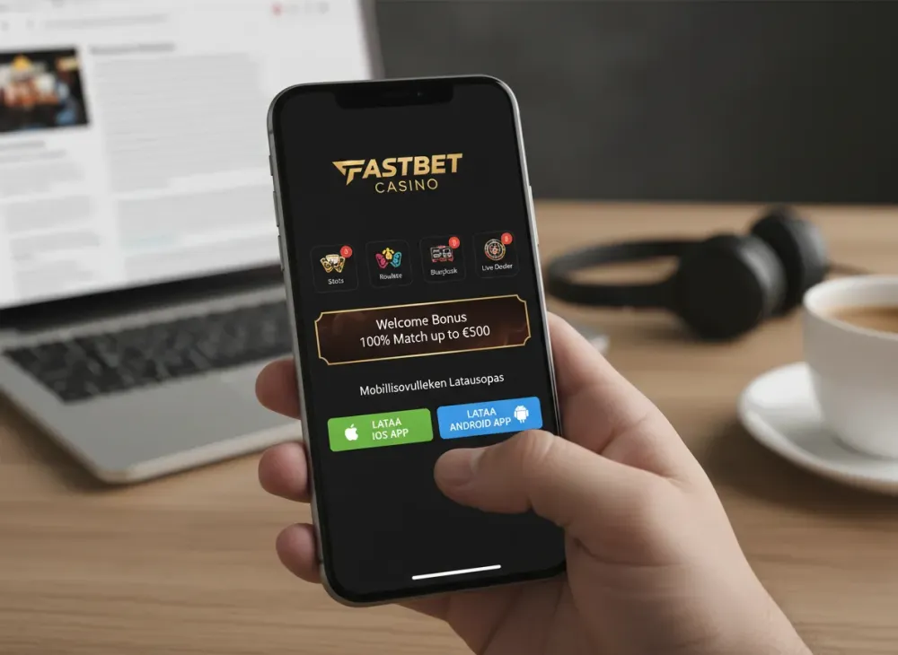 Fastbet casino app mobiilisovelluksen latausopas